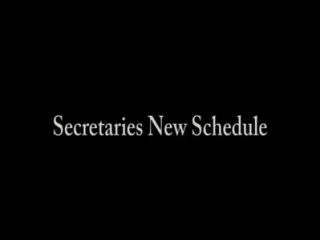 Novo horário do secretário