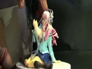 Super sonico figura bukkake 03