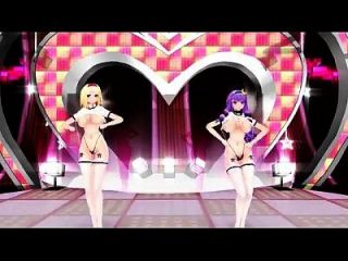 【Mmd r 18】 alice e patchouli viva feliz