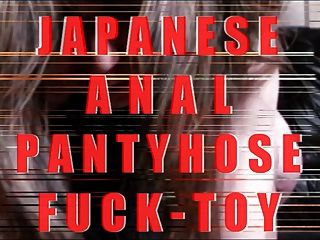 Brinquedo de foda de pantyhose anal japonês