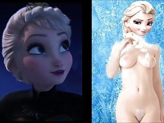 sekushilover disney elsa vs elsa nua